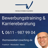 Thomas Weber, Bewerbungstraining, Karriereberatung
